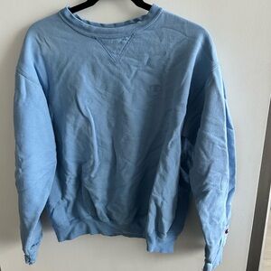 Champion baby Blue Crewneck Sweater Relaxed Fit